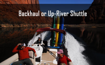 Backhaul or Up-River Shuttle